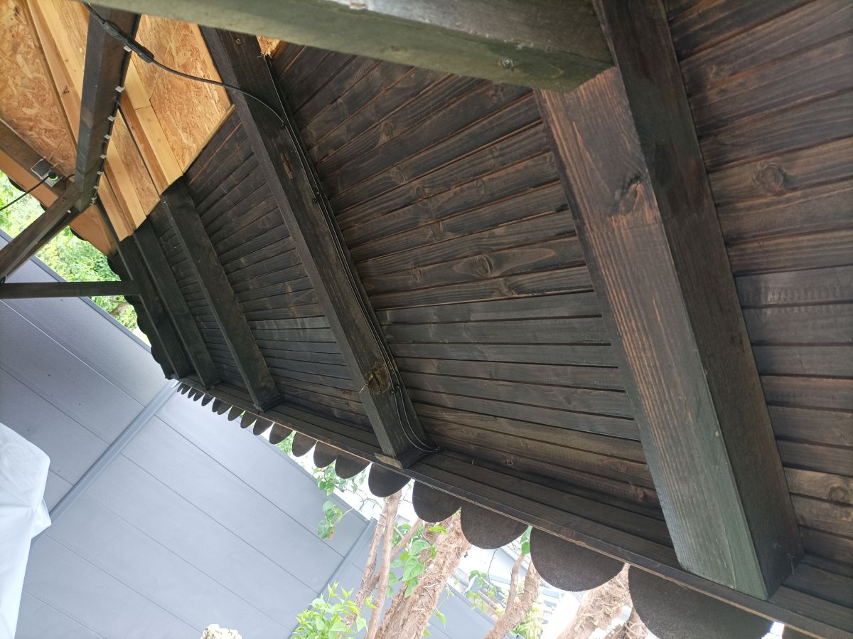 Pavillondach Detailansicht
